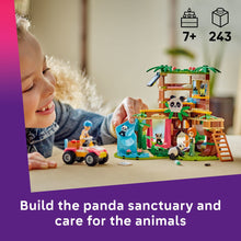 LEGO Friends Panda Sanctuary Animal Care Pretend Play Toy for Girls & Boys - Interactive Storytelling & Building Playset with Panda Toys for Kids, Ages 7+ - Gift Idea for Birthdays -