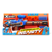 XSHOT Insanity Motorized Rage Fire (72 Darts), Air Pocket Technology, Outdoor Blaster by ZURU, Ages 8+