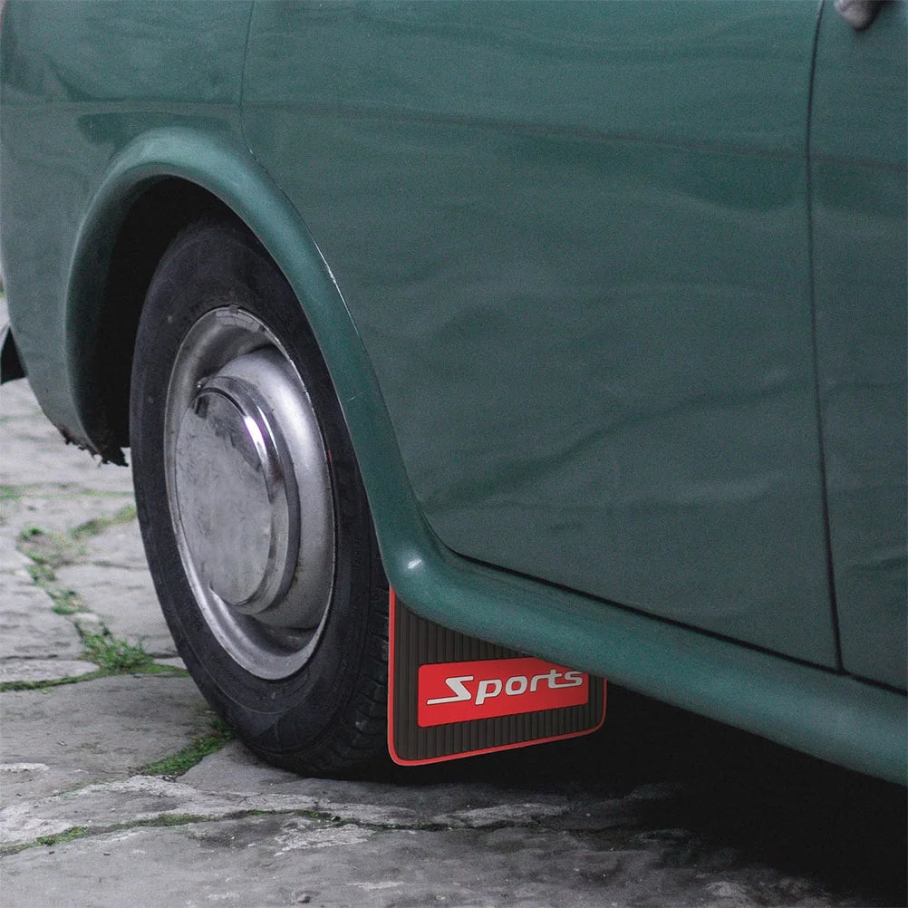 Universal Mud Flaps – Flexible Splash Guards, Drill‑Mount Hardware (4‑Piece)