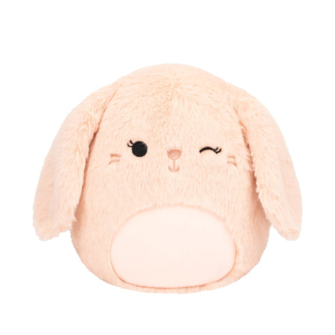 Squishmallows FuzzAMallow Official 8 inch Satine the Winking Peach Bunny - Child's Ultra Soft Plush Toy